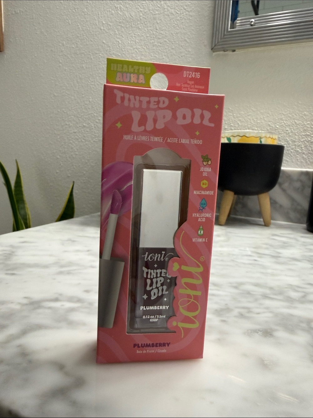 Tinted Lip Oil - Plumberry (Pink Packaging)